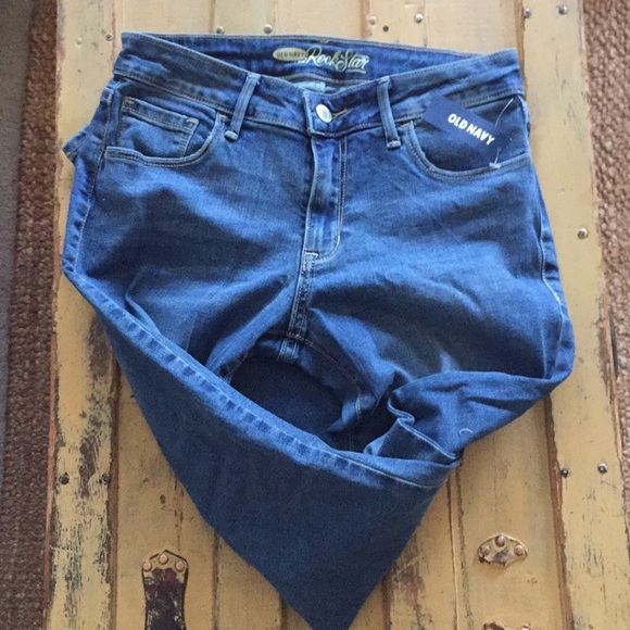 NWT OLD NAVY THE ROCKSTAR MID RISE SKINNY JEAN 4 - Picture 8 of 11